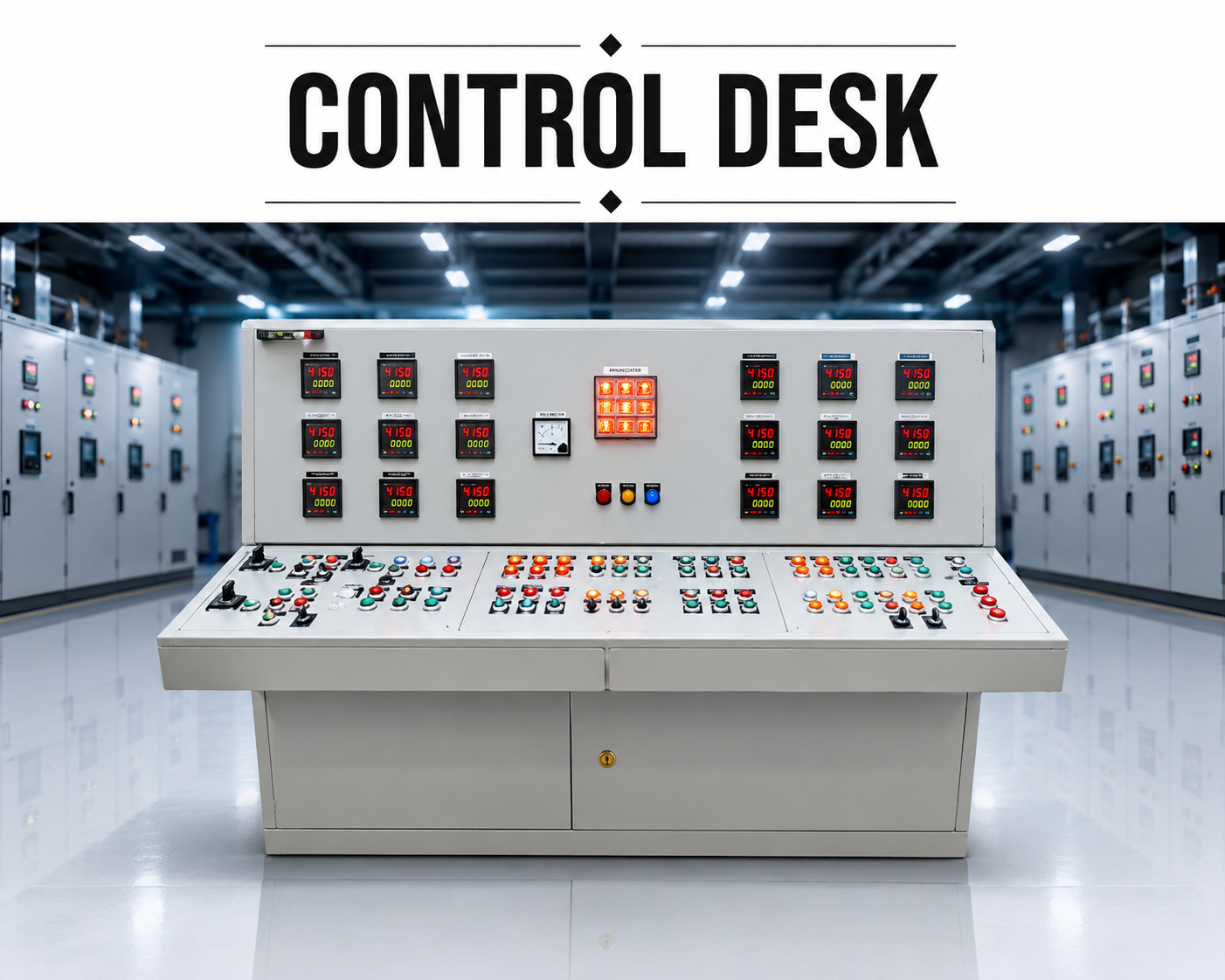 Industrial Control Desk Panel