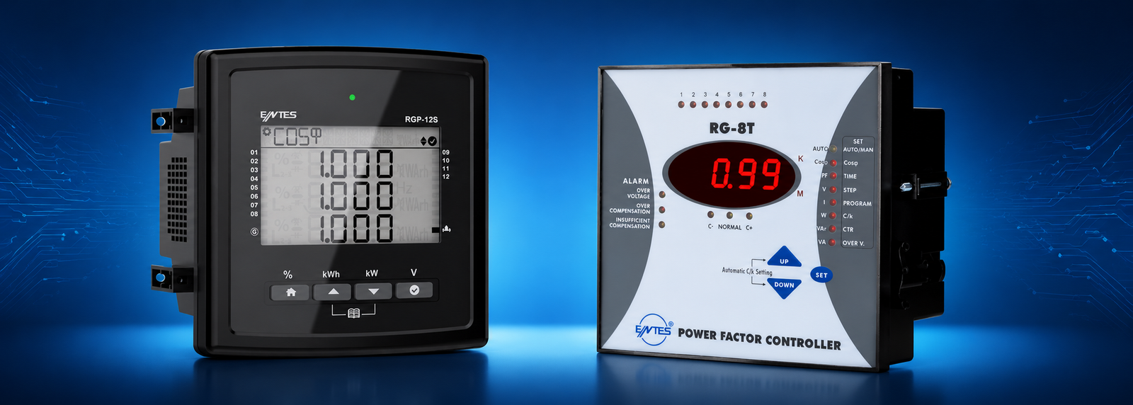 Power Factor Control Relay View 2